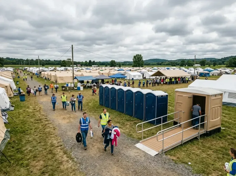 disaster-relief-camp-restrooms-010 — frequently asked questions, Dumpster & Portable Bathrooms Rental in St. Robert, MO